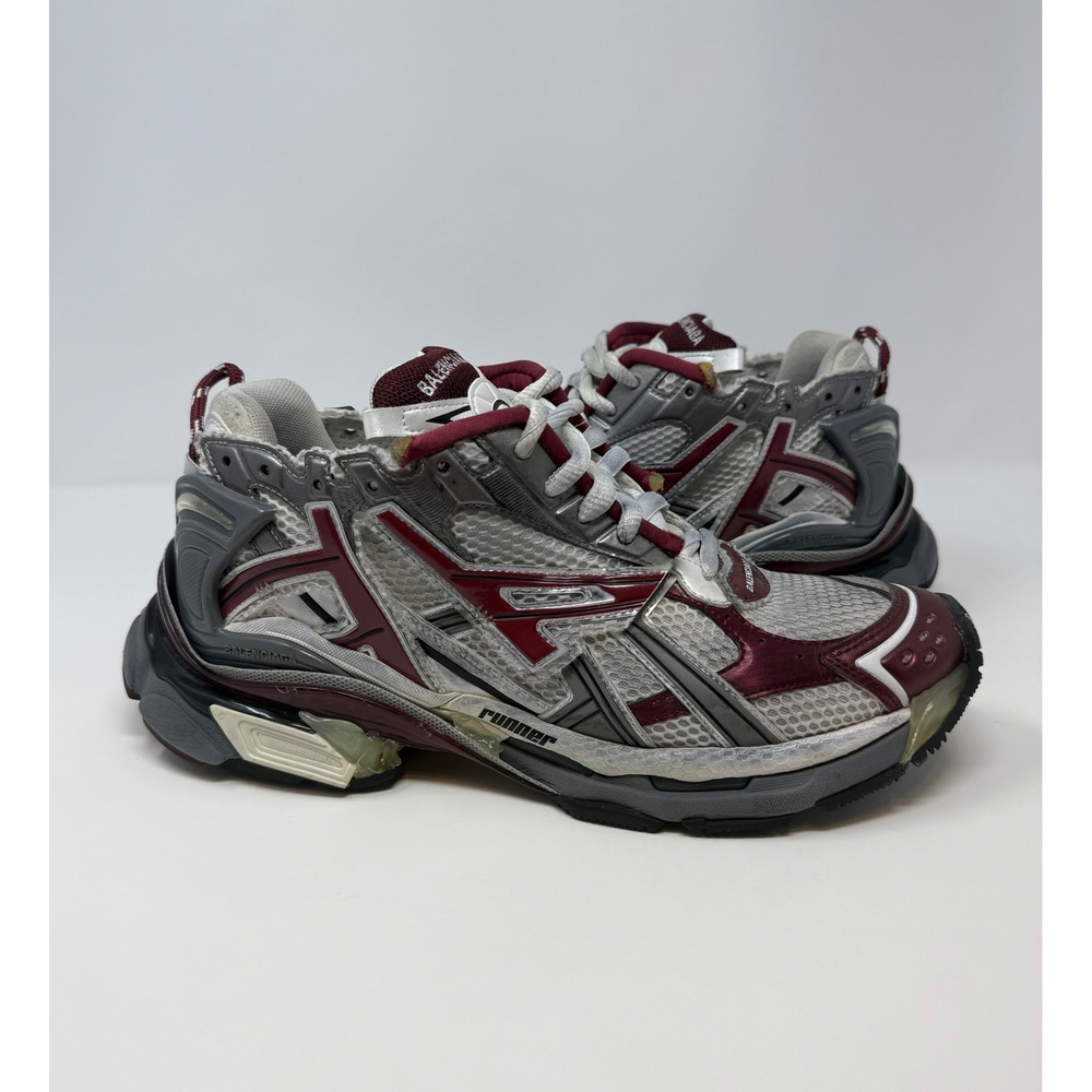 Balenciaga Runner Sneaker Burgandy Size 10 US 43 EU